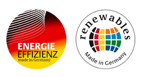 Logos of the der Renewable Energy Export Initiative