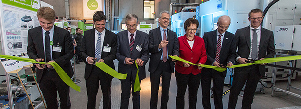 Inauguration of the energy-efficient model factory (ETA factory) in Darmstadt