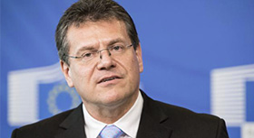 Maroš Šefčovič, European Commissioner in charge of the Energy Union