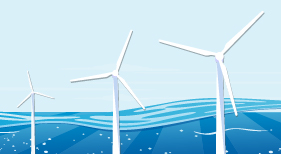 Expansion of offshore wind energy making good progress.