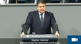 Bundeswirtschaftsminister Sigmar Gabriel