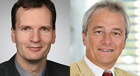 Prof. Dr. Dirk Uwe Sauer und Prof. Dr.-Ing. Wolfgang Mauch