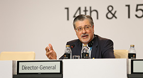 Adnan Z. Amin, Generalsekretär der Internationalen Organisation für Erneuerbare Energien (IRENA).