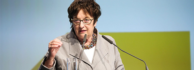 Bundeswirtschaftsministerin Brigitte Zypries beim BDEW-Kongress.