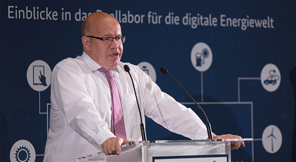 Bundesminister für Wirtschaft und Energie Peter Altmaier auf der SINTEG Jahreskonferenz 2018