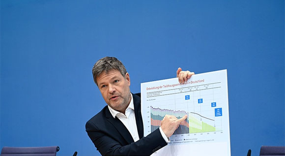 Bundesminister für Wirtschaft und Klimaschutz Robert Habeck
